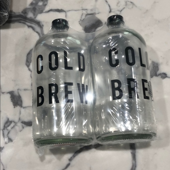 Target glass coffee and cold brew bottles 4 total - Picture 3 of 3